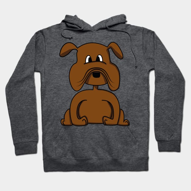 cartoon style dog Hoodie by Alesiart